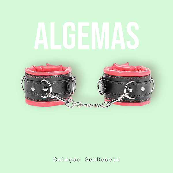 Algema com Corrente e Fivelas