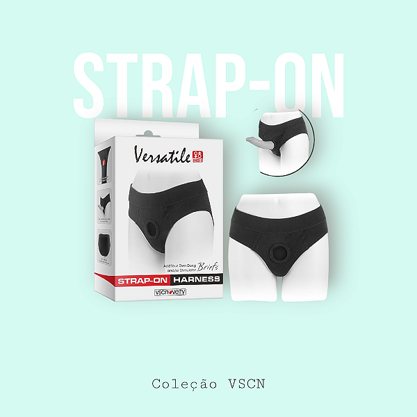 Cinta Peniana Formato de Cueca Strapon Harness 1 - Elastano - VSCN VELTY