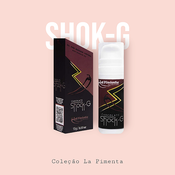 Shock-G Gel Eletrizante Beijável - Chocolate