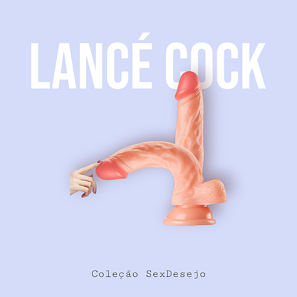 Pênis Super Realístico - Lancé Cock - 19,5 x 3,8
