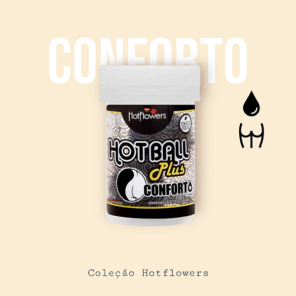 Hot Ball Conforto Bolinha Anestésica 2 Unidades