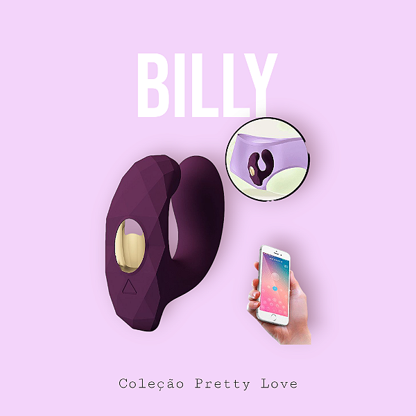 Vibrador de Ponto G - Billy - com Aplicativo - Pretty Love