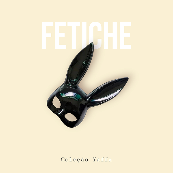 Máscara de Coelho - Plástico Rígido