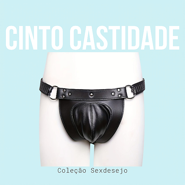 Cueca de Castidade em Couro