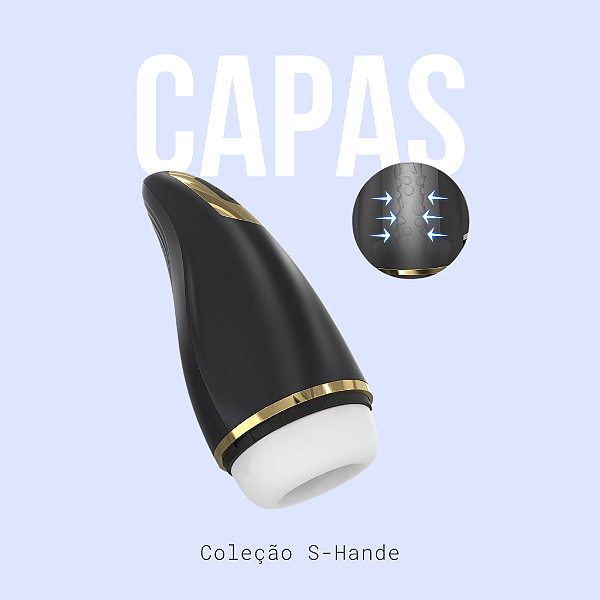 Masturbador Lanterna com Sucção - Capas - S-Hande