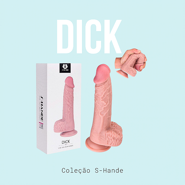Prótese Realística - Dick - 21,3 X 3,5 cm - S-Hande