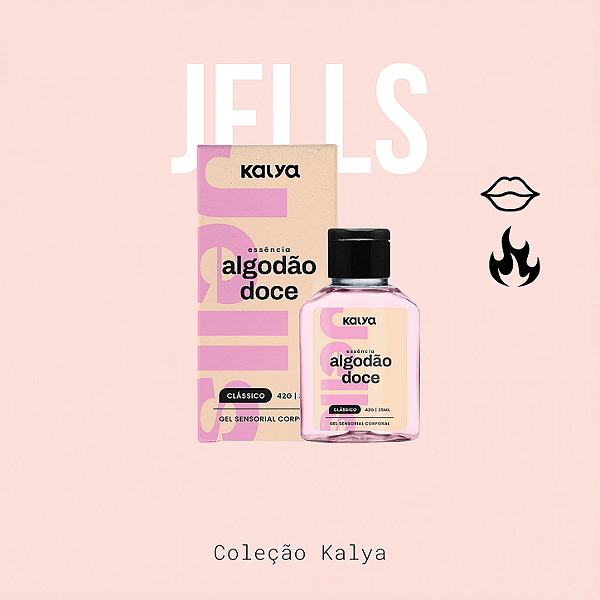 Jells Gel Comestível Hot Algodão Doce - Kalya