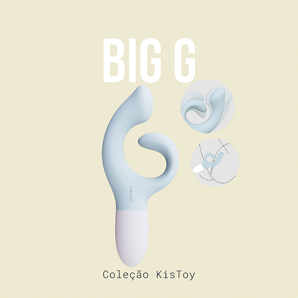 Vibrador de Ponto G e clitóris - BIG G - Kistoy