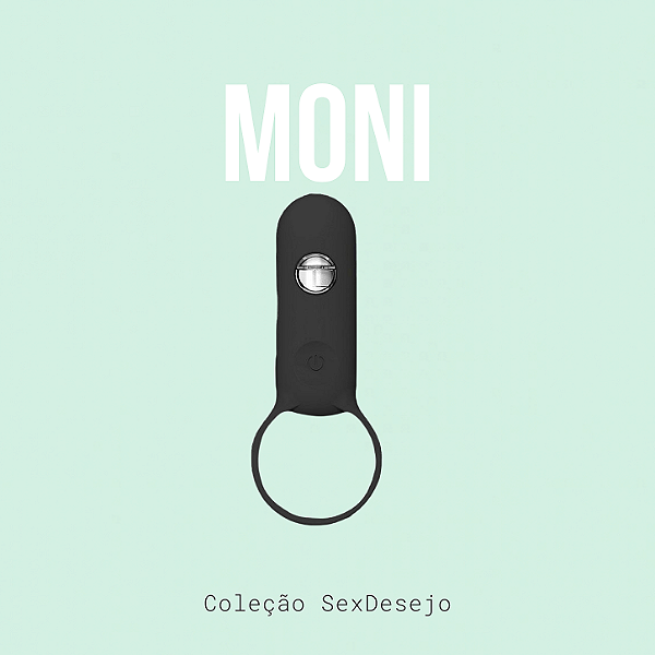 Moni - Anel Peniano com Vibro / com controle Remoto e Case