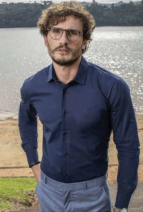 Blusa Roupa Social Slim Fit Comprar Camisa Social Gola Padre