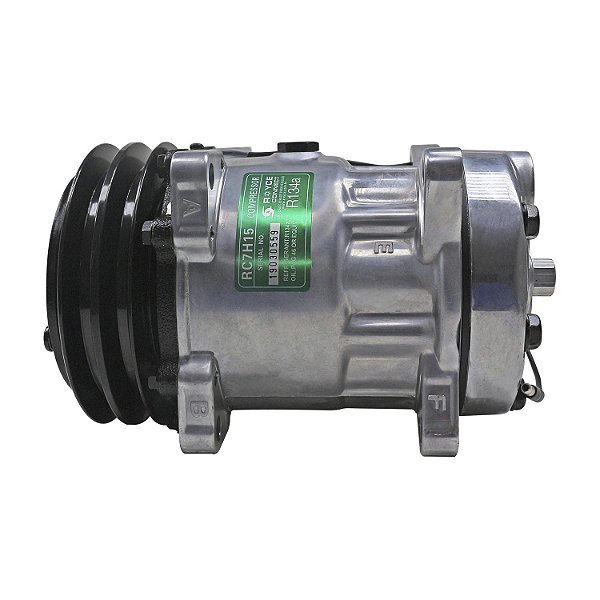 Compressor de Ar Condicionado Modelo 7H15 12 Volts Polia 2A 132mm OEM:3782613M2