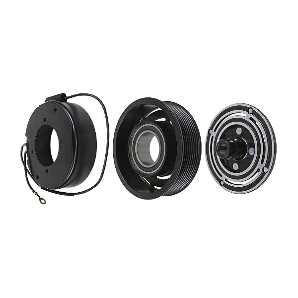 Conjunto de Embreagem do Compressor de Ar Condicionado Denso 10P15 Caminhão 24V