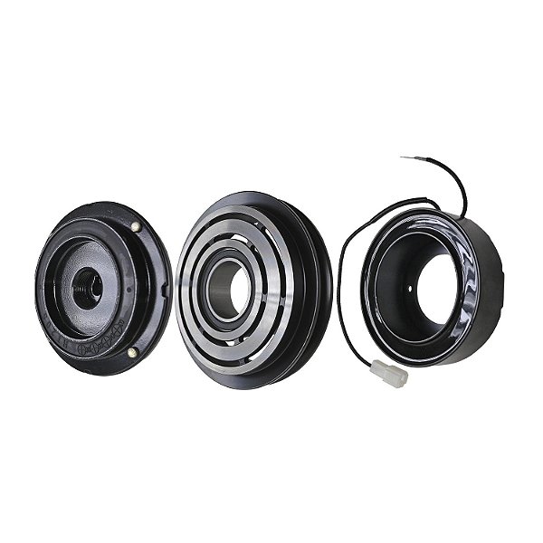 Conjunto de Embreagem do Compressor de Ar Condicionado Denso 6P148 12V Polia
