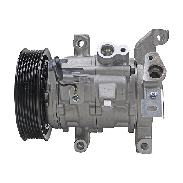 Compressor de Ar Condicionado 10SRE11C Toyota Hilux 2.8 2016 Polia 7pk