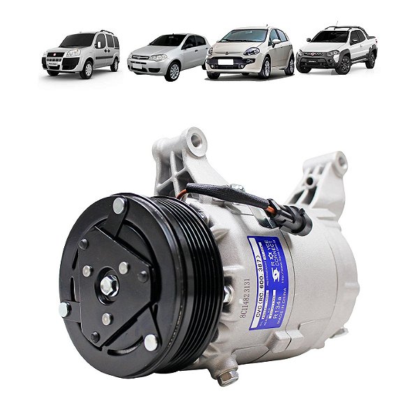 Compressor de Ar Condicionado Fiat Palio Doblo Strada Locker Stilo Punto E-torq