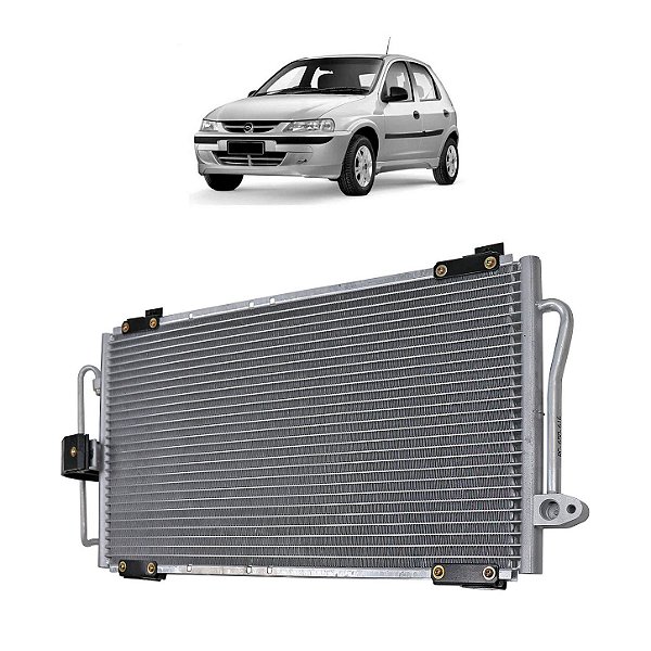 Condensador de Ar Condicionado Chevrolet Celta 2003 Até 2005