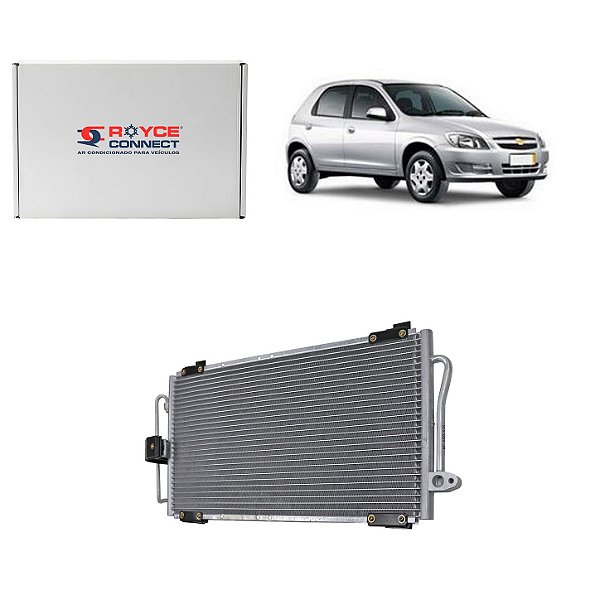 Condensador de Ar Condicionado Chevrolet Celta 2003 Até 2005