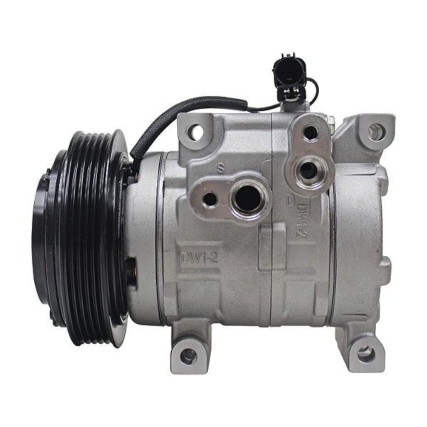 Compressor de Ar Condicionado Hyundai HB20 10 12 Volts Polia 5pk 117mm
