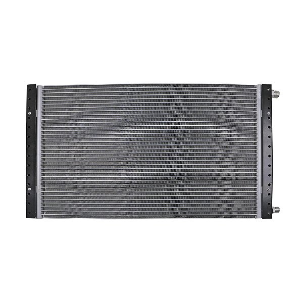 Condensador de Ar Condicionado Universal 14x24 16mm Conexões Descarga