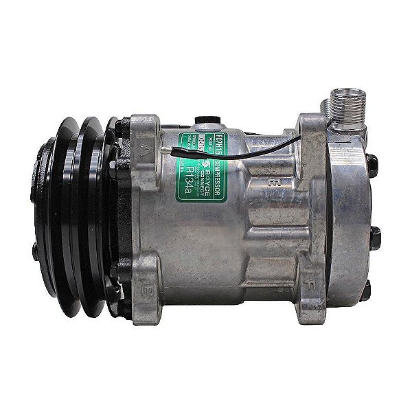Compressor de Ar Condicionado Modelo 7H15 4627 Trator Uniport 2011 em diante 12 V