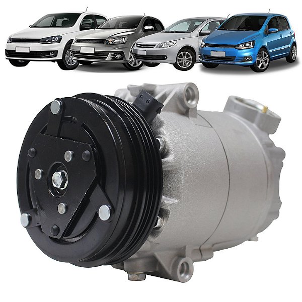 Compressor de Ar Condicionado Modelo CVC Polo , Fox , Voyage , Gol G5 G6 Motor 1.6