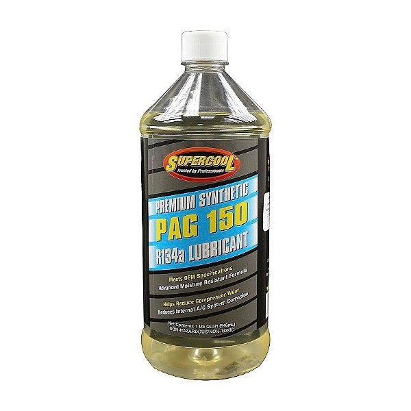 Óleo Para Compressor de Ar Condicionado R134a Pag150 Supercool 946ml