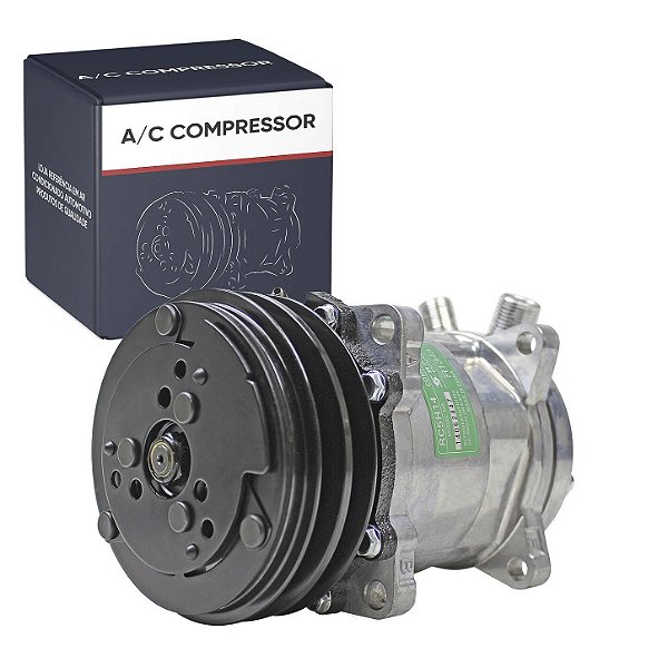 Compressor de Ar Condicionado Modelo 5h14 8 Orelhas 12V 2a Universal