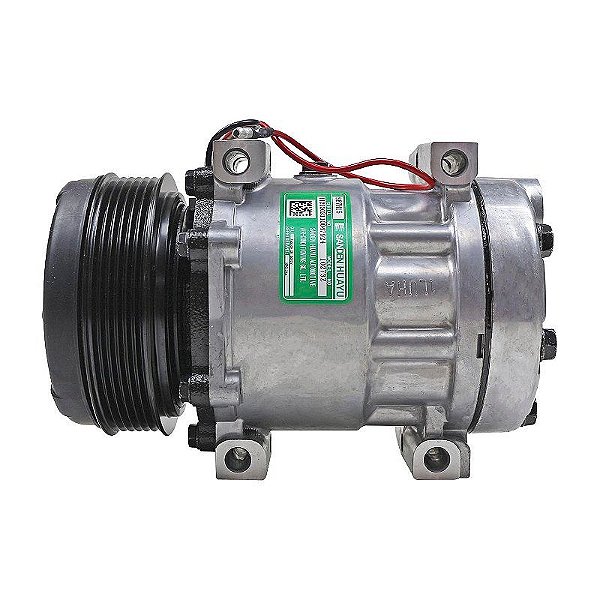 Compressor de Ar Condicionado Sanden Asia Polia 6pk 123mm