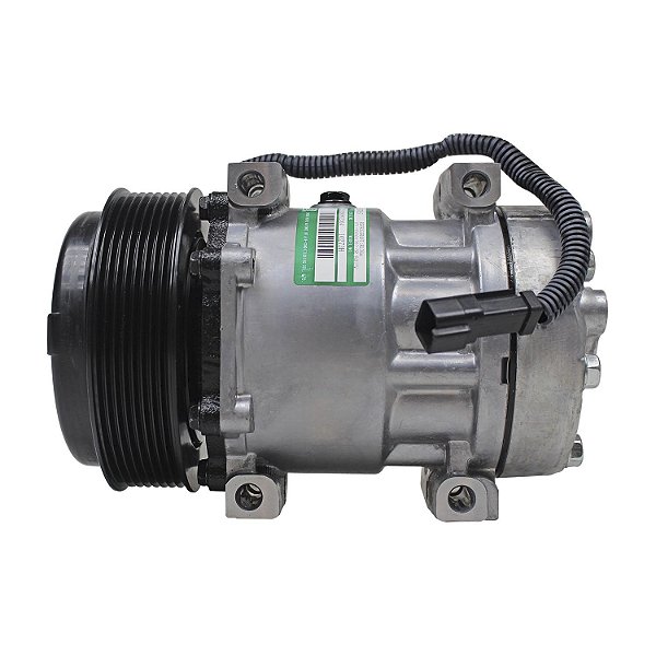 Compressor de Ar Condicionado 7H15 SANDEN Original 8044, 8242, 8112, 6028, 8176 Caminhão NH 1999 Até 2006, FH, FM 1998 ATé 2007 Caminhão VM Todos , Máquina Volvo