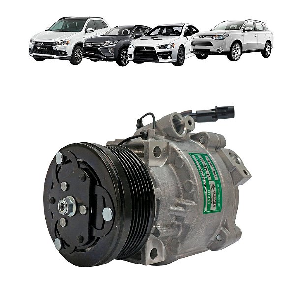 Compressor de Ar Condicionado Ar Mitsubishi Asx Outlander Lancer 2012 Em Diante