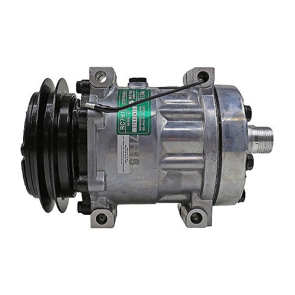Compressor de Ar Condicionado Aa7h15aa U4275 Maquina Retroescavadeira 12 Volts