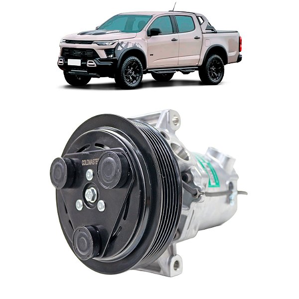 Compressor de Ar Condicionado Calsonic Chevrolet S10 2.8 Diesel 2012 12v 6pk