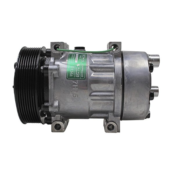 Compressor de Ar Condicionado Modelo 7h15 Caminhão E Máquina Volvo Com Saída