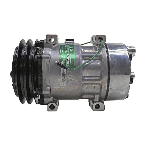 Compressor de Ar Condicionado Modelo 7h15 Parafuso Passante Descarga E Sucção