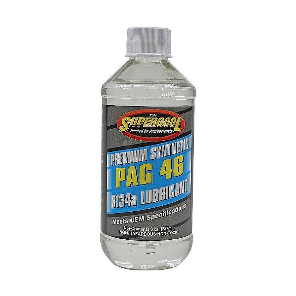 Óleo Para Compressor de Ar Condicionado R134a PAG 46 Supercool 237ml