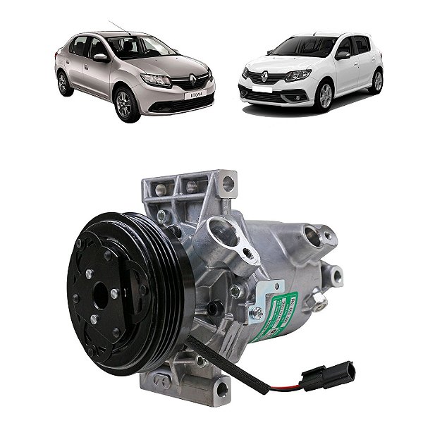 Compressor de Ar Condicionado Calsonic Renault Logan Sandero 2018 em Diante