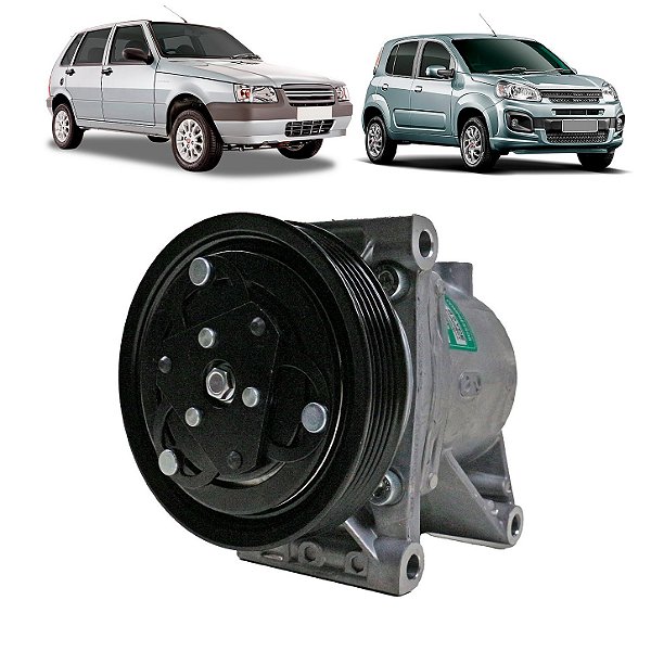 Compressor de Ar Condicionado Mod Calsonic Palio, Novo Uno 2011 Até 2014, Uno Fire 2006 em diante
