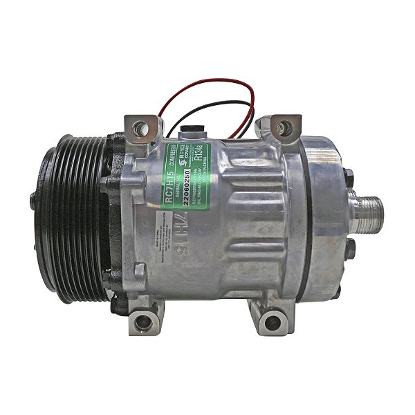 Compressor de Ar Condicionado Modelo AB7H15AB Caminhão Vertis Polia 8pk 12v