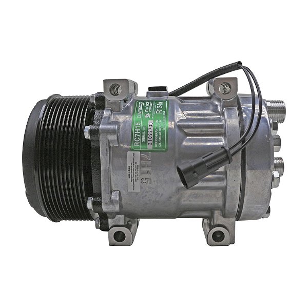 Compressor de Ar Condicionado AB7H15AB 6020 Máquina Trator T7 PumaMaxxum 10pk