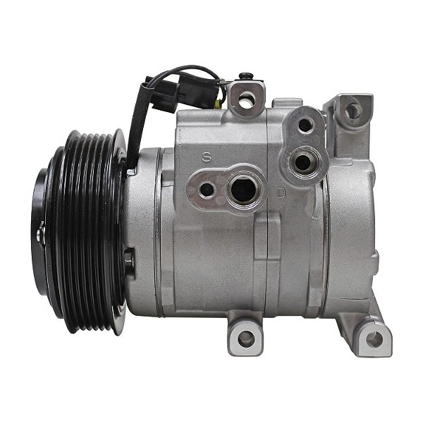 Compressor de Ar Condicionado 10S11C Hyundai HB20 1.6 Polia 6pk 117mm