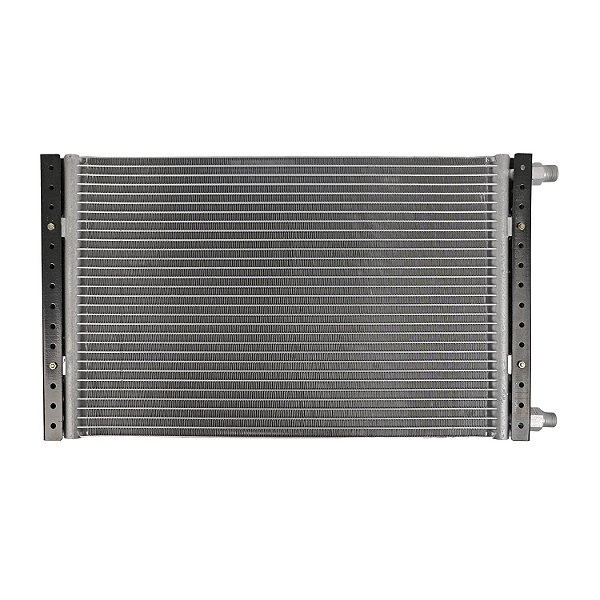 Condensador de Ar Condicionado Universal12x21x16mm Conexão SucçãoDescarga Reta