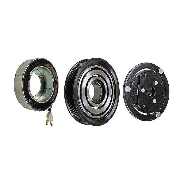 Conjunto Embreagem do Compressor de Ar Condicionado Calsonic UnoPalioNovo Uno