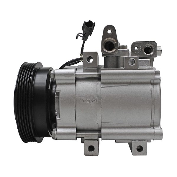 Compressor de Ar Condicionado Mod Halla Hyundai Santa Fé 24 8 Vál 2001 A 2009