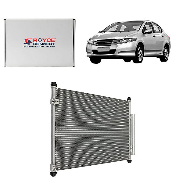 Condensador de Ar Condicionado Honda City 2014 em Diante OEM: 80100T9CK01