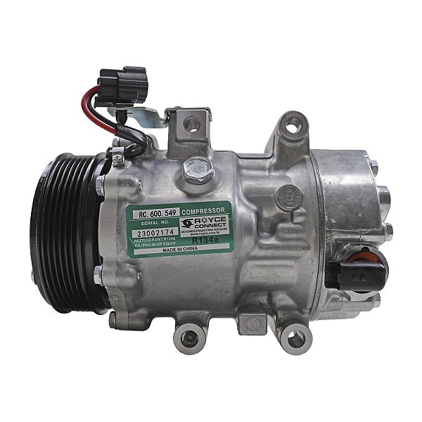 Compressor de Ar Condicionado Modelo Sanden SD7C16 Tiggo 7 e 8 PRO 1.6 2020 em diante