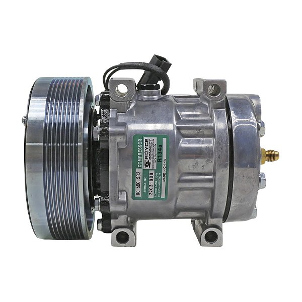 Compressor de Ar Condicionado Modelo 7H13 Caterpillar Pá Carregadeira 910K 910M 914K 914M 918M 920K