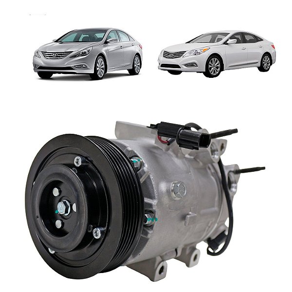 Compressor de Ar Condicionado Hyundai Sonata 2.4 Azera 3.0 2012 em Diante