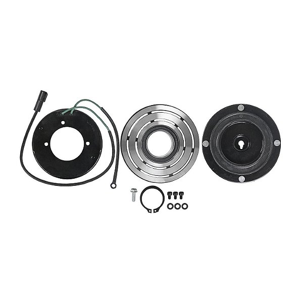 Conjunto de Embreagem Compressor de Ar Condicionado Denso 6P148 10P15 6pk 124mm