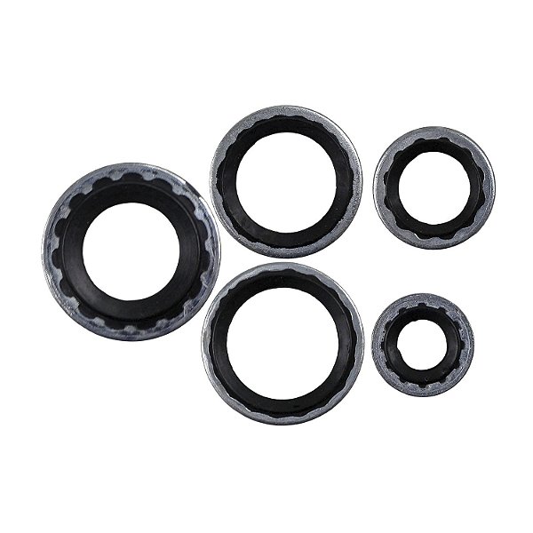 Arruela Vedação Sucção e Descarga Compressor de Ar Condicionado Fusion