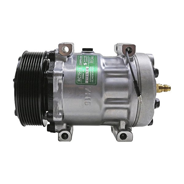 Compressor de Ar Condicionado Mod AA7H15AA Retroescavadeira 416 420 422 424 12v